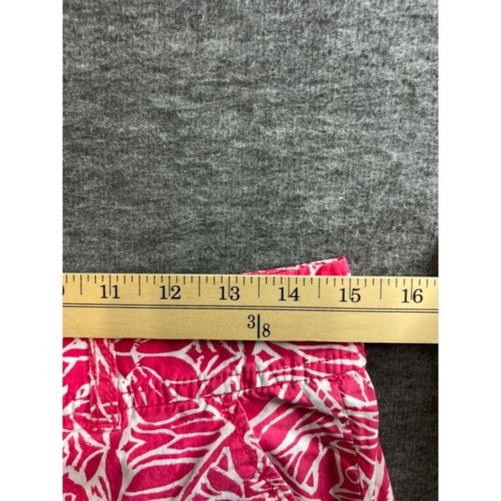 Lilly Pulitzer Pink White Giraffe Print Shorts Womens Casual Summer Tropical - Picture 6 of 12